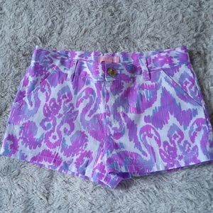 Lilly Pulitzer Girls Shorts Size 10 Purple